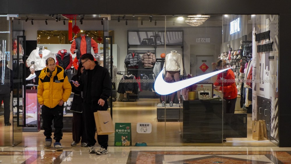 Nike monobrand store in Changzhou, China, on Jan. 10, 2026.
