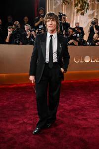 Connor Storrie at the 83rd Annual Golden Globes held at The Beverly Hilton on January 11, 2026 in Beverly Hills, California.