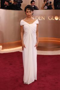 Liza Koshy at the 83rd Annual Golden Globes held at The Beverly Hilton on January 11, 2026 in Beverly Hills, California.