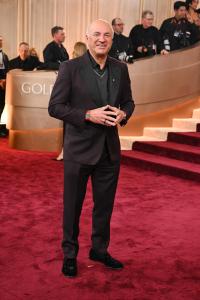 Kevin O'Leary at the 83rd Annual Golden Globes held at The Beverly Hilton on January 11, 2026 in Beverly Hills, California.