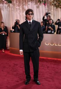 Jacob Elordi at the 83rd Annual Golden Globes held at The Beverly Hilton on January 11, 2026 in Beverly Hills, California.