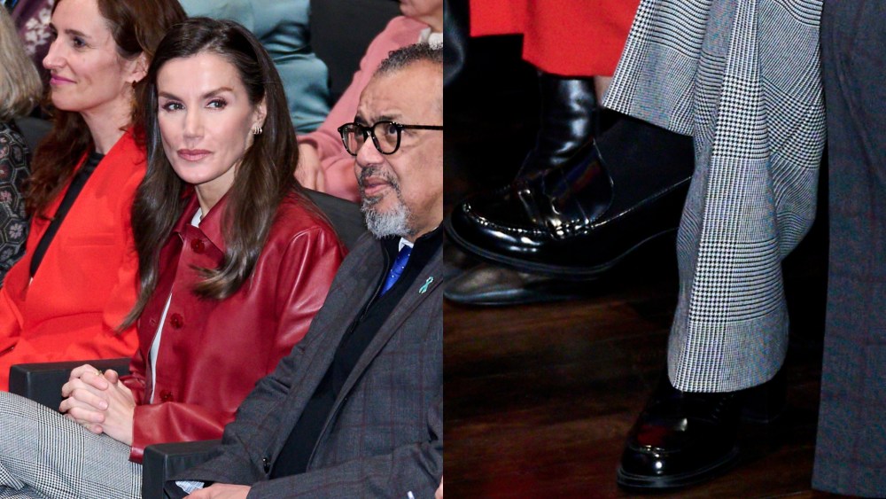 Queen Letizia of Spain attends the Global Caregivers Forum organized by UNICEF and WHO at the CaixaForum cultural centre on Jan. 15, 2026 in Madrid, Spain.