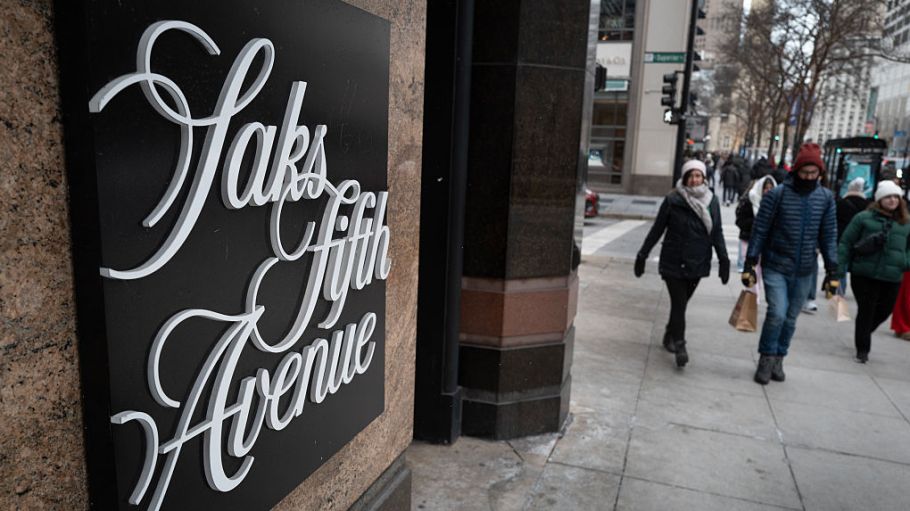 Saks Fifth Avenue store in Chicago on December 30, 2025