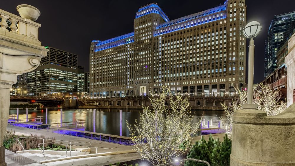 The Chicago Merchandise Mart, home of the Collective men's show.