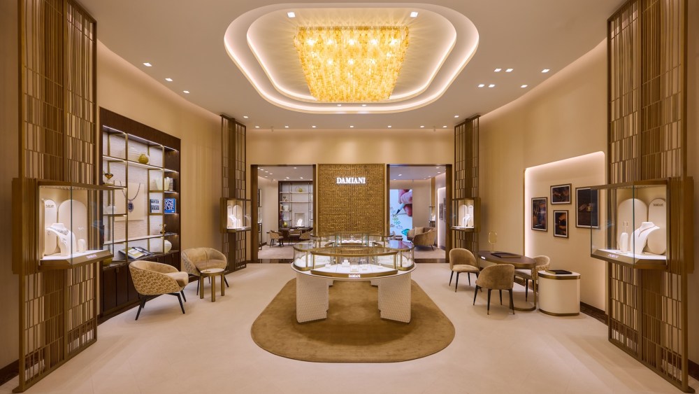 The revamped Damiani boutique at Dubai Mall.