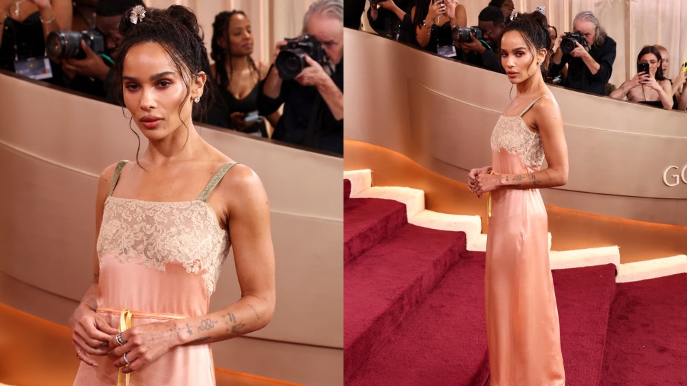 Zoë Kravitz at the 83rd Annual Golden Globes held at The Beverly Hilton on January 11, 2026 in Beverly Hills, California.
