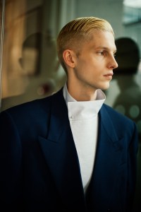 Backstage at the Hed Mayner Men’s Fall 2026 ready-to-wear show at Pitti Uomo