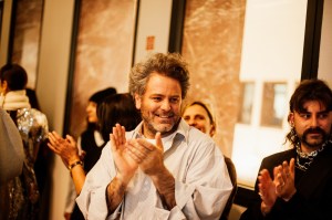 Backstage at the Hed Mayner Men’s Fall 2026 ready-to-wear show at Pitti Uomo
