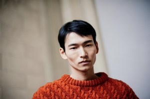 Backstage at the Soshiotsuki Men’s Fall 2026 ready-to-wear show at Pitti Uomo