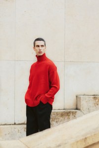 A look from the debut Bare collection for fall 2026.