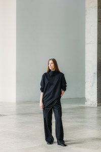 A look from the debut Bare collection for fall 2026.