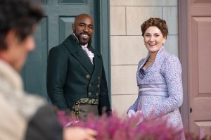 BRIDGERTON, from left: Daniel Francis, Ruth Gemmell, ‘Time Transfixed', (Season 4, ep. 402, aired Jan. 29, 2026). photo: Liam Daniel / ©Netflix / Courtesy Everett Collection