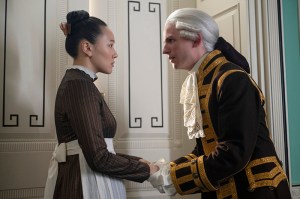 BRIDGERTON, from left: Yerin Ha, David Moorst, ‘Time Transfixed', (Season 4, ep. 402, aired Jan. 29, 2026). photo: Liam Daniel / ©Netflix / Courtesy Everett Collection