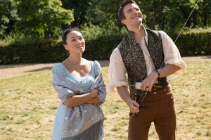 BRIDGERTON, from left: Yerin Ha, Luke Thompson, ‘The Field Next to the Other Road', (Season 4, ep. 403, aired Jan. 29, 2026). photo: Liam Daniel / ©Netflix / Courtesy Everett Collection