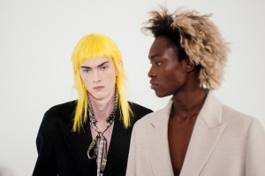 Backstage at Dior Mens's Fall 2026 Ready-to-Wear Collection at Paris Men's Fashion Week