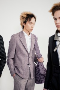 Backstage at Dior Mens's Fall 2026 Ready-to-Wear Collection at Paris Men's Fashion Week