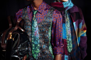 Backstage at Dries van Noten Men's Fall 2026 Ready-to-Wear Collection at Paris Fashion Week