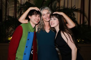 Chad Comey, Paulina Porizkova and Olivia Otcasek