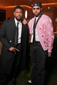 Usher and Chris Brown