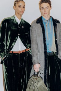 Backstage at Giorgio Armani Fall 2026 Ready-to-Wear Collection at Milan Mne's Fashion Week