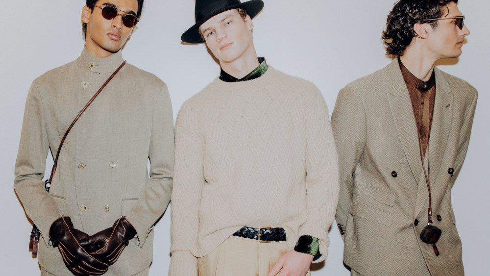 Backstage at Giorgio Armani Fall 2026 Ready-to-Wear Collection at Milan Mne's Fashion Week