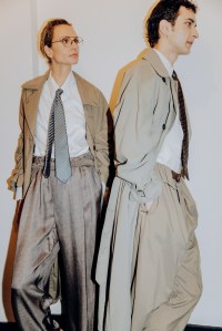 Backstage at Giorgio Armani Fall 2026 Ready-to-Wear Collection at Milan Mne's Fashion Week