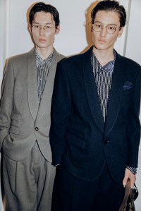 Backstage at Giorgio Armani Fall 2026 Ready-to-Wear Collection at Milan Mne's Fashion Week
