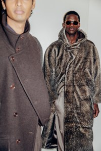 Backstage at Giorgio Armani Fall 2026 Ready-to-Wear Collection at Milan Mne's Fashion Week