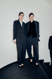 Backstage at Giorgio Armani Fall 2026 Ready-to-Wear Collection at Milan Mne's Fashion Week