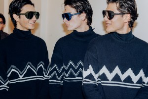 Backstage at Giorgio Armani Fall 2026 Ready-to-Wear Collection at Milan Mne's Fashion Week