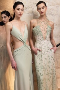 Backstage at Giorgio Armani Privé Spring 2026 Couture at Paris Couture Week