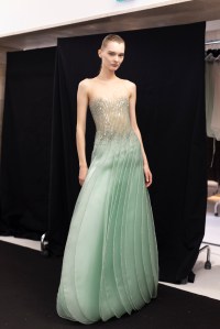 Backstage at Giorgio Armani Privé Spring 2026 Couture at Paris Couture Week