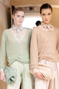 Backstage at Giorgio Armani Privé Spring 2026 Couture at Paris Couture Week