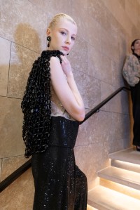 Backstage at Giorgio Armani Privé Spring 2026 Couture at Paris Couture Week