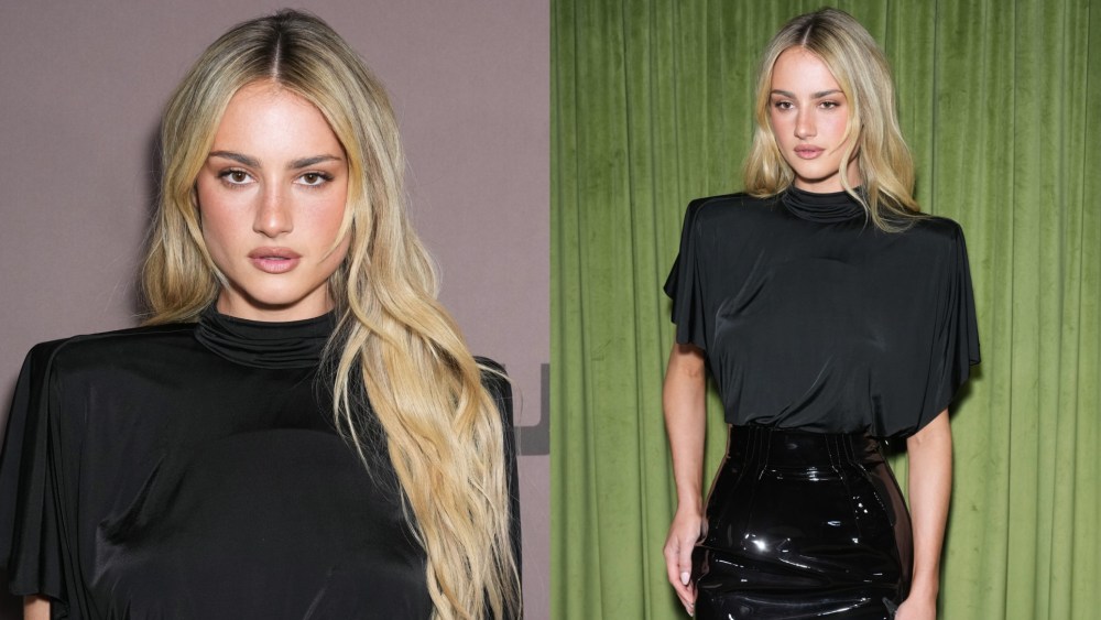 Grace Van Patten wears Mugler at Hulu’s “Tell Me Lies” Season Three premiere on Jan. 12 in New York City.