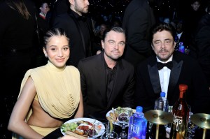 Chase Infiniti, Leonardo DiCaprio, and Benicio del Toro