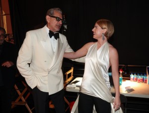 Jeff Goldblum and Jessie Buckley