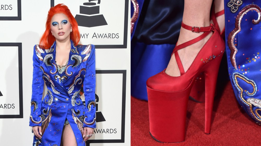 Lady Gaga's Grammy shoes