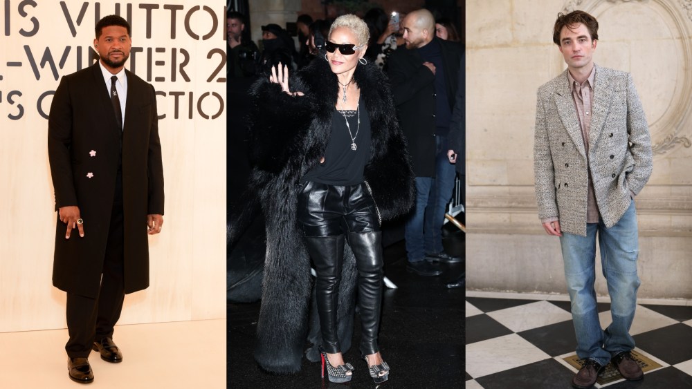 Usher, Jade Pinkett Smith and more celebrity shoes Paris Fashion Week.