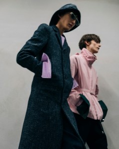 Backstage at Prada Men's Fall 2026 Ready-to-Wear Collection at Milan Men's Fashion Week