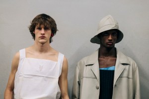 Backstage at Prada Men's Fall 2026 Ready-to-Wear Collection at Milan Men's Fashion Week