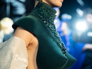 Backstage at Robert Wun Spring 2026 Couture at Paris Couture Week