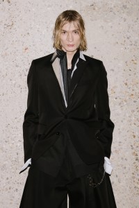 Backstage at Sacai Fall 2026 Ready-to-Wear Collection at Paris Fashion Week