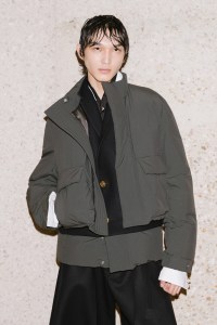 Backstage at Sacai Fall 2026 Ready-to-Wear Collection at Paris Fashion Week