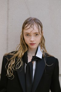 Backstage at Sacai Fall 2026 Ready-to-Wear Collection at Paris Fashion Week