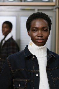 Backstage at Sacai Fall 2026 Ready-to-Wear Collection at Paris Fashion Week