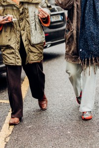Street Style Shoes at Milan Men's Fashion Week