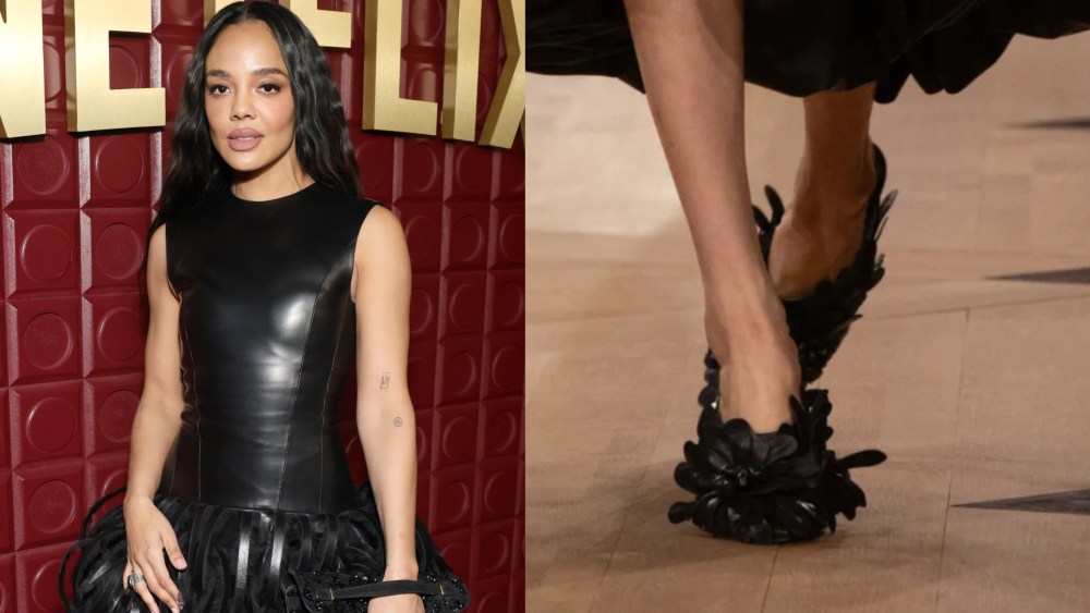 Tessa Thompson attends Netflix's Golden Globe after party 2026 at Spago on Sunday in Beverly Hills, California.