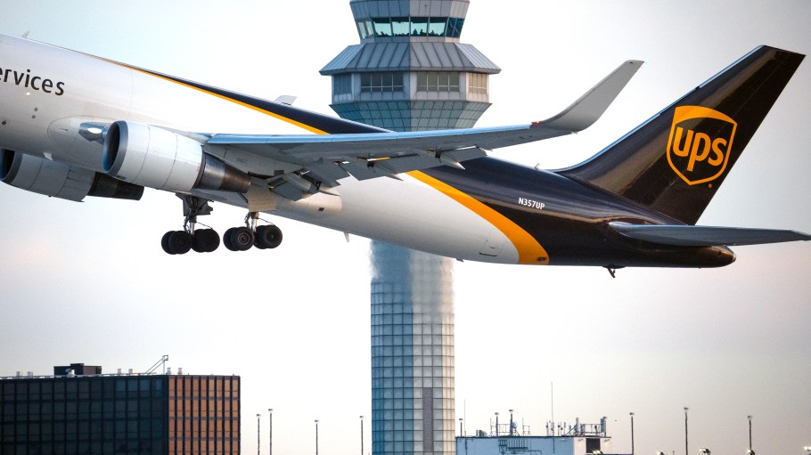 The courier is targeting $3 billion in total savings from the Amazon "glide down," and also retired its MD-11 air cargo fleet.