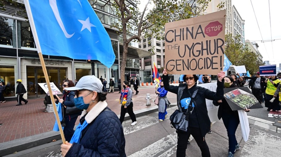 Uyghur protest